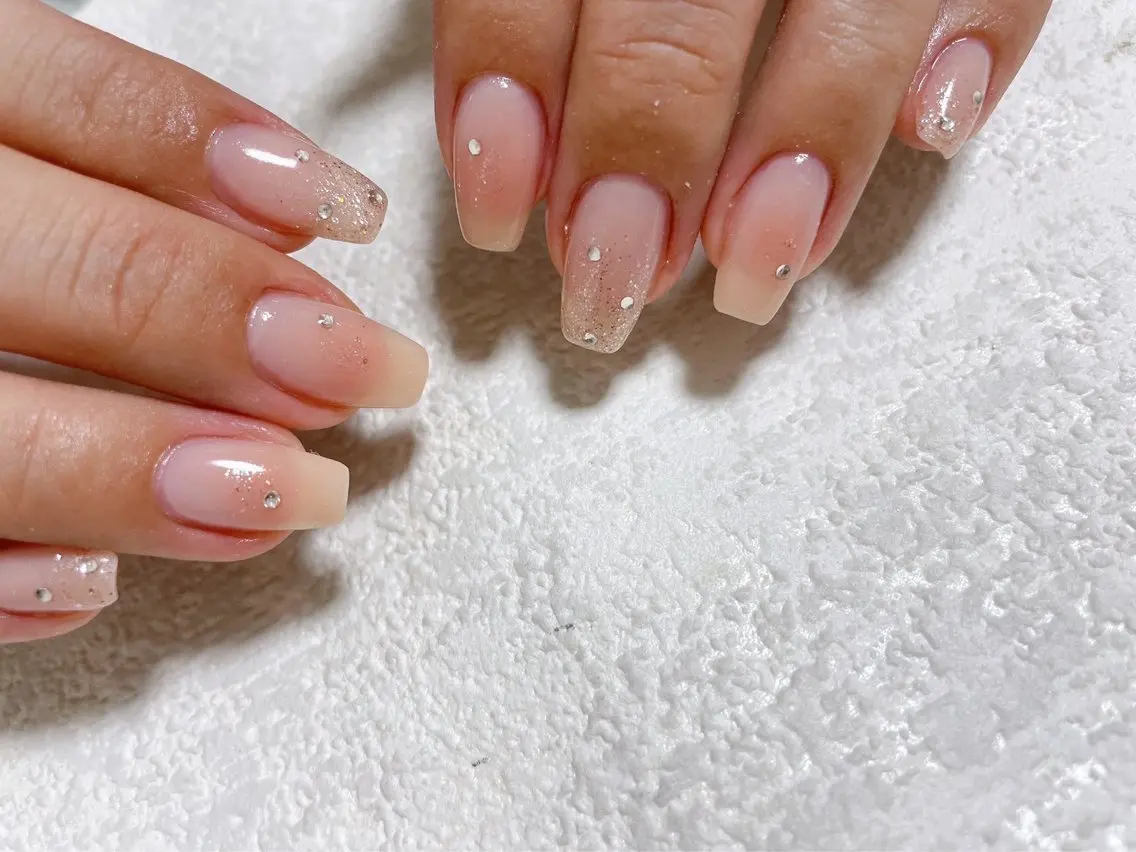 ネイル チークネイル ジェルネイル 韓国ネイル メンズネイル パラジェル kiki nail たまプラーザのネイルデザイン