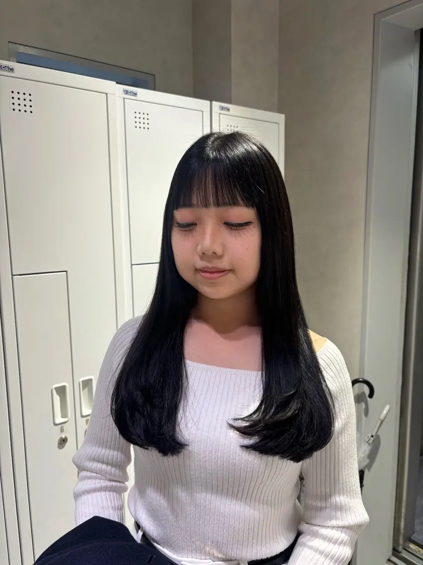 ロング 縮毛矯正 小川 藍 / 🥣⟡ カットモデル募集中のヘアスタイル