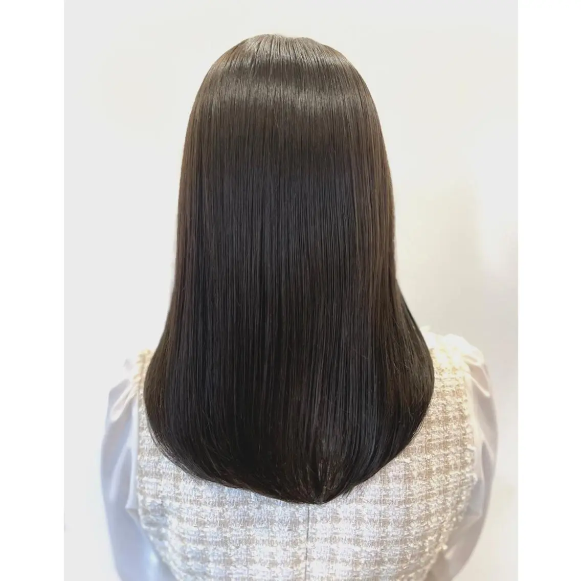 セミロング ヘアカラー トリートメント 福積 めぐみのヘアスタイル