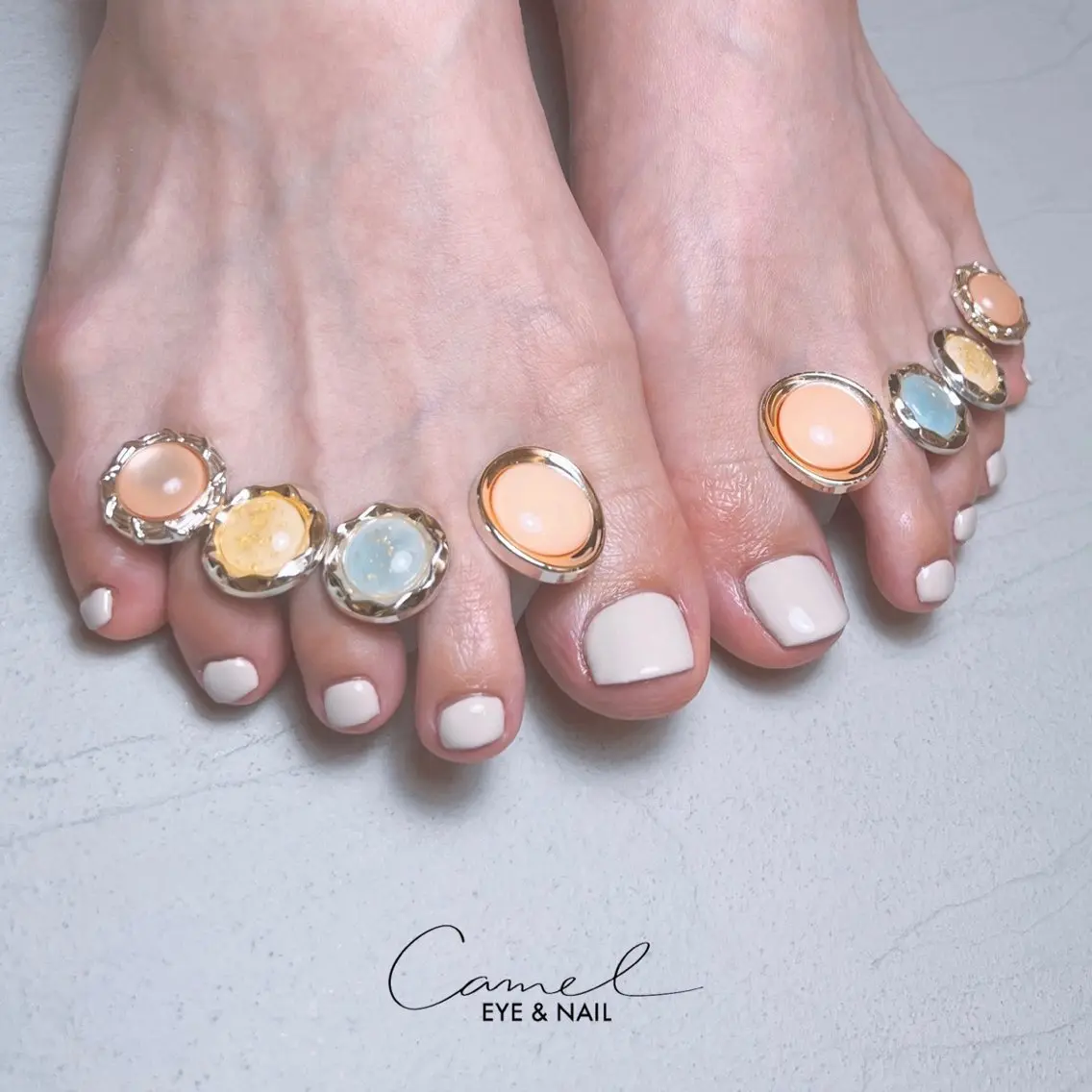 ネイル フットネイル camel NAKAMURAのネイルデザイン