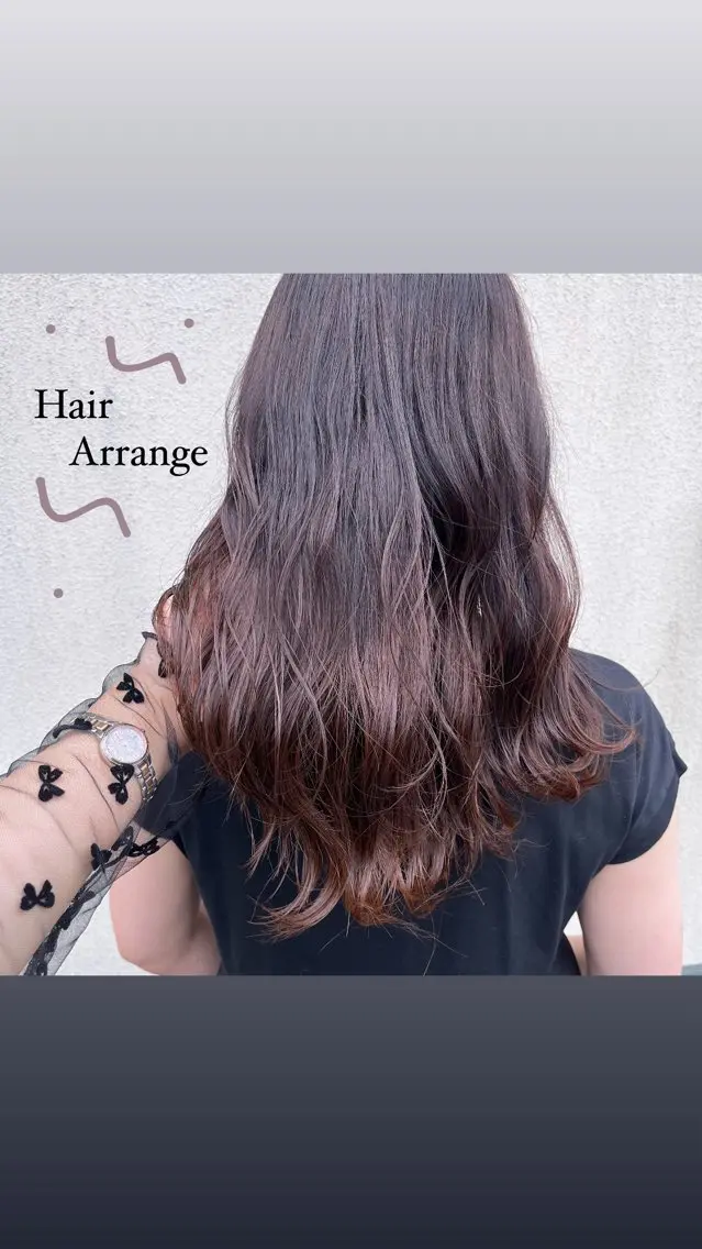 ロング 西 沙菜/ツヤ髪/ 透明感カラー🥣🎀のヘアスタイル