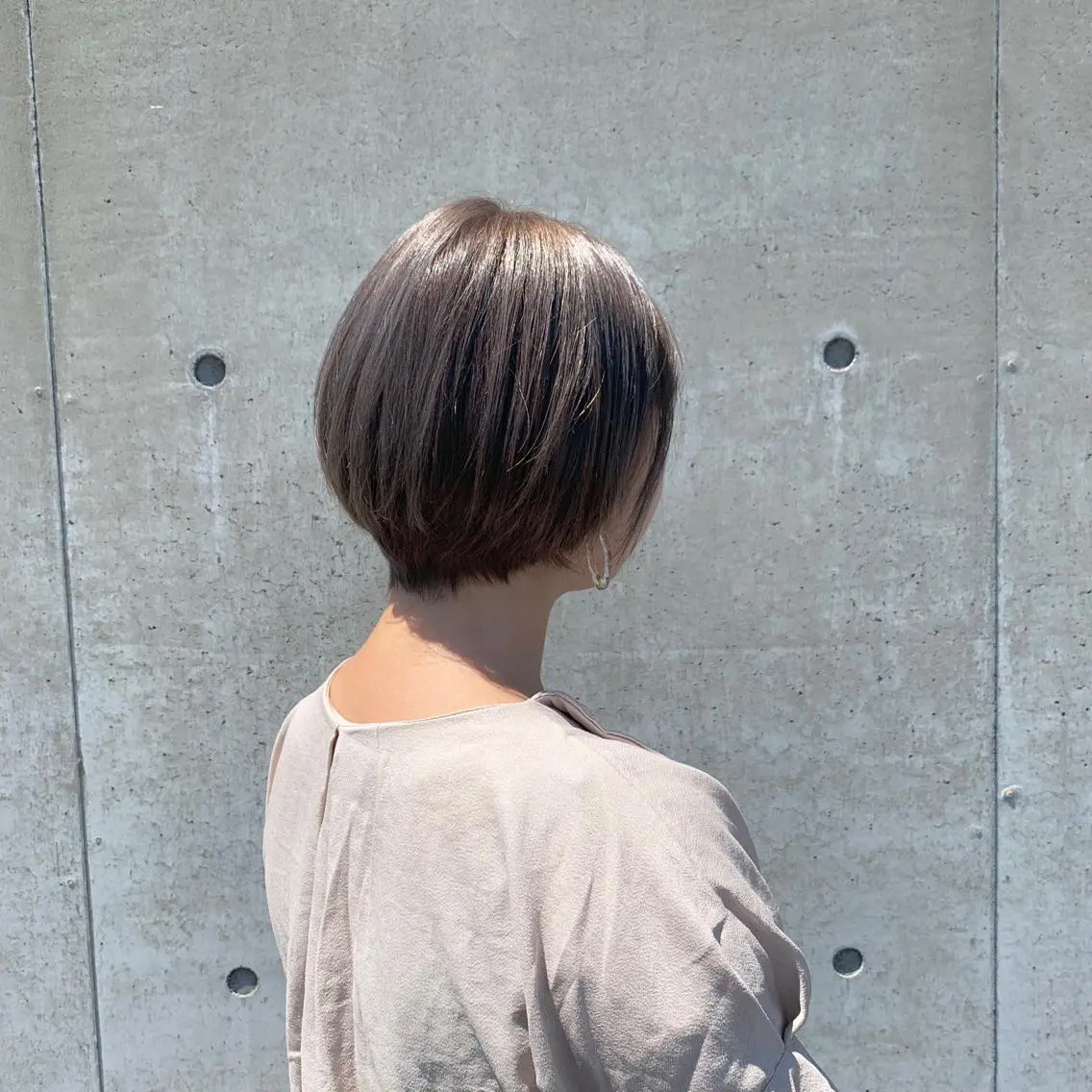 ショート カラー ヘアカラー 金田 ありさのヘアスタイル