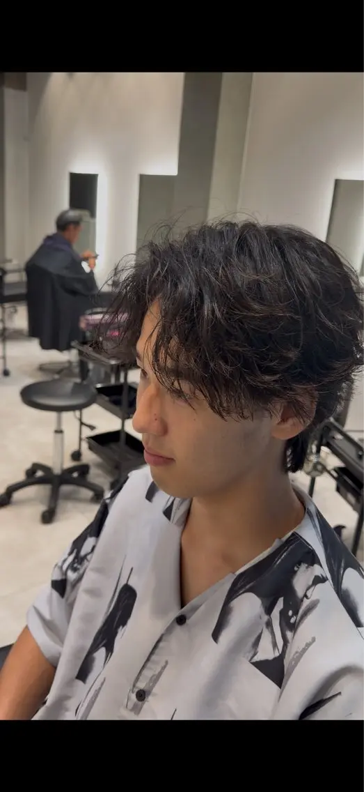 ショート カット ヘアセット 吉野 悠斗のヘアスタイル