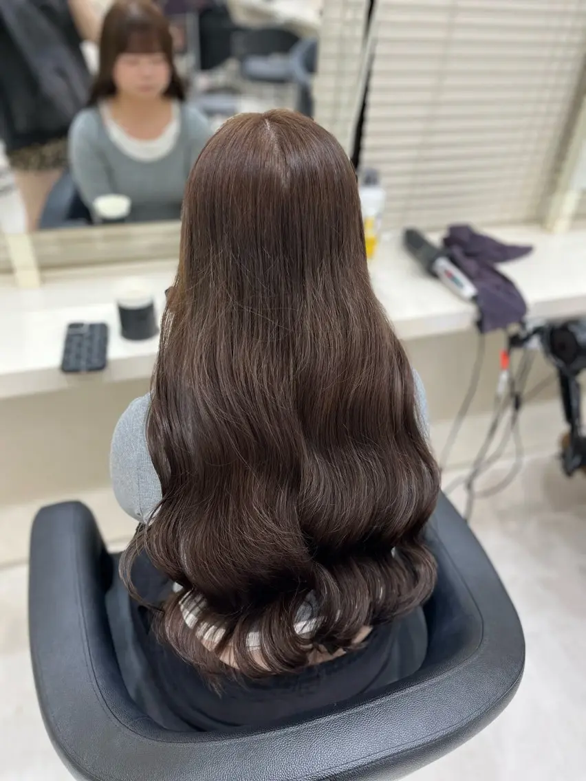 カラー ヘアカラー トリートメント ベージュ・ラベンダー カラー🎀りりのヘアスタイル
