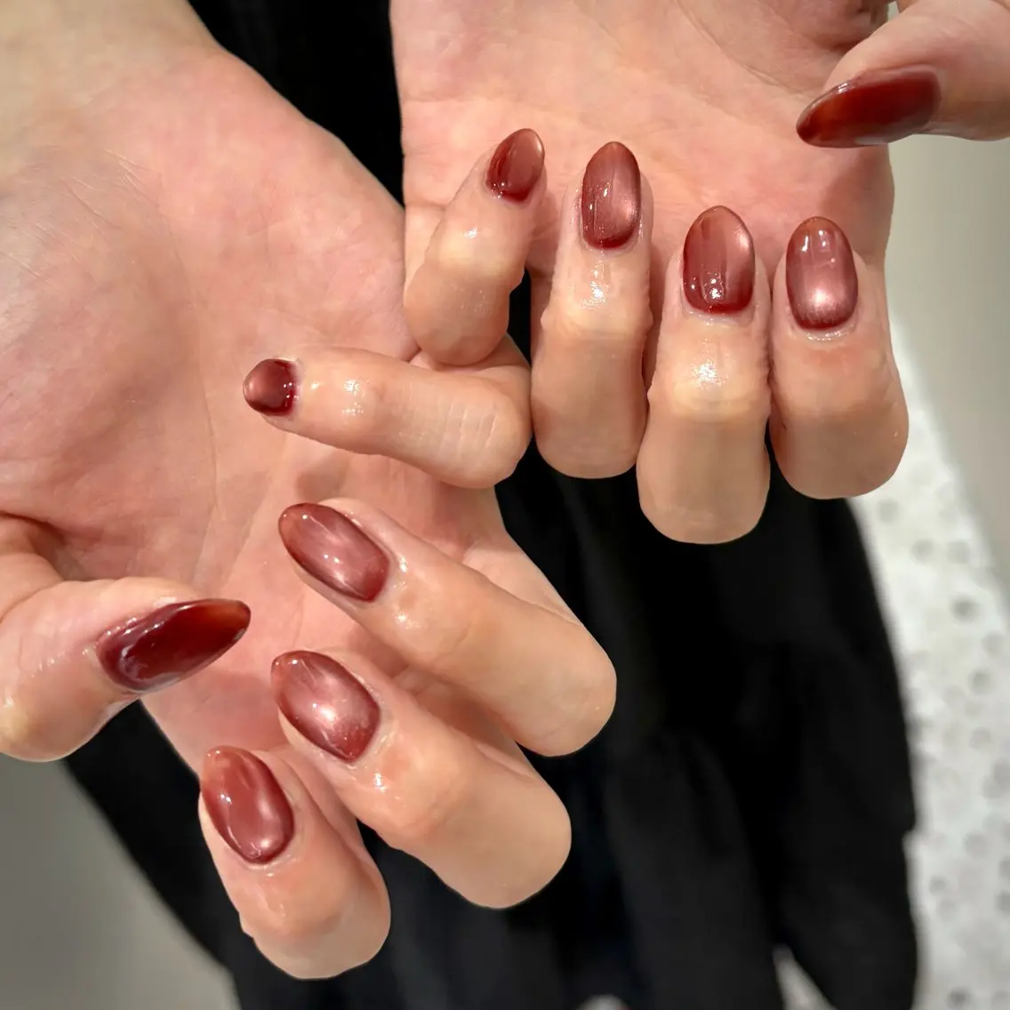 ネイル マグネットネイル メンズネイル ニュアンスネイル ワンカラーネイル シンプルネイル ハンドネイル あいり/ NailLife金山のネイルデザイン