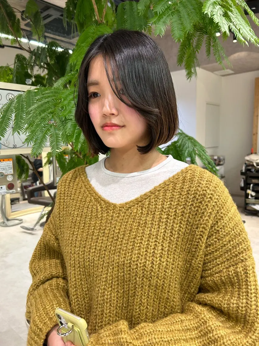 ミディアム カラー タンバルモリ 韓国風ヘア 町田縮毛矯正/ 髪質改善/美髪特化のヘアスタイル