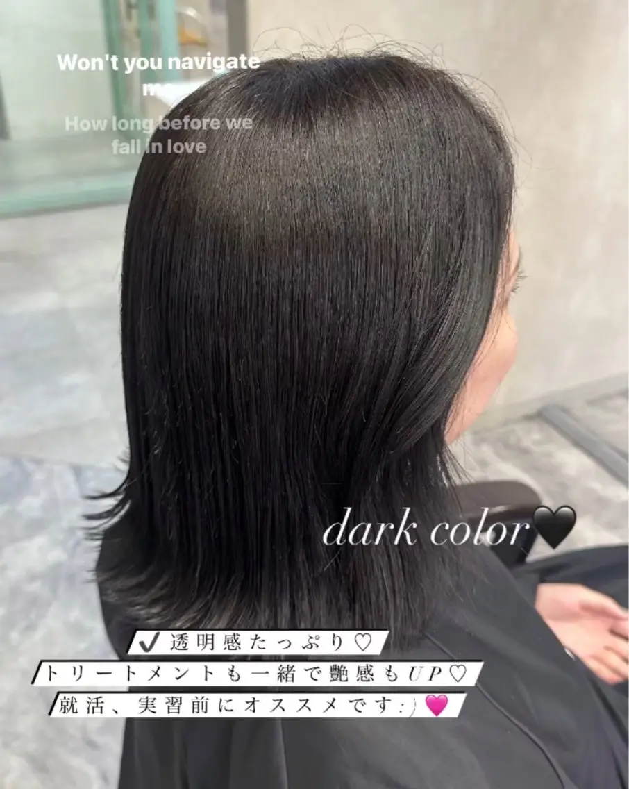 ミディアム カラー 韓国ヘア🇰🇷 𝑳𝒊𝒏𝒂🤍のヘアスタイル
