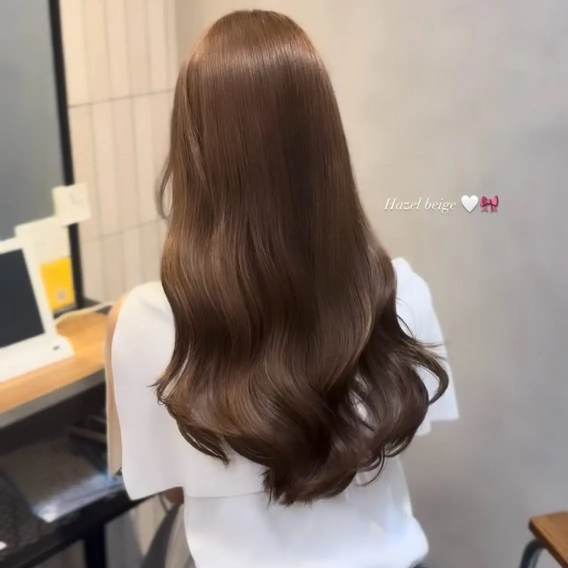 ロング ヘアカラー トリートメント 𝒌𝒚𝒐𝒌𝒂 ︎︎のヘアスタイル
