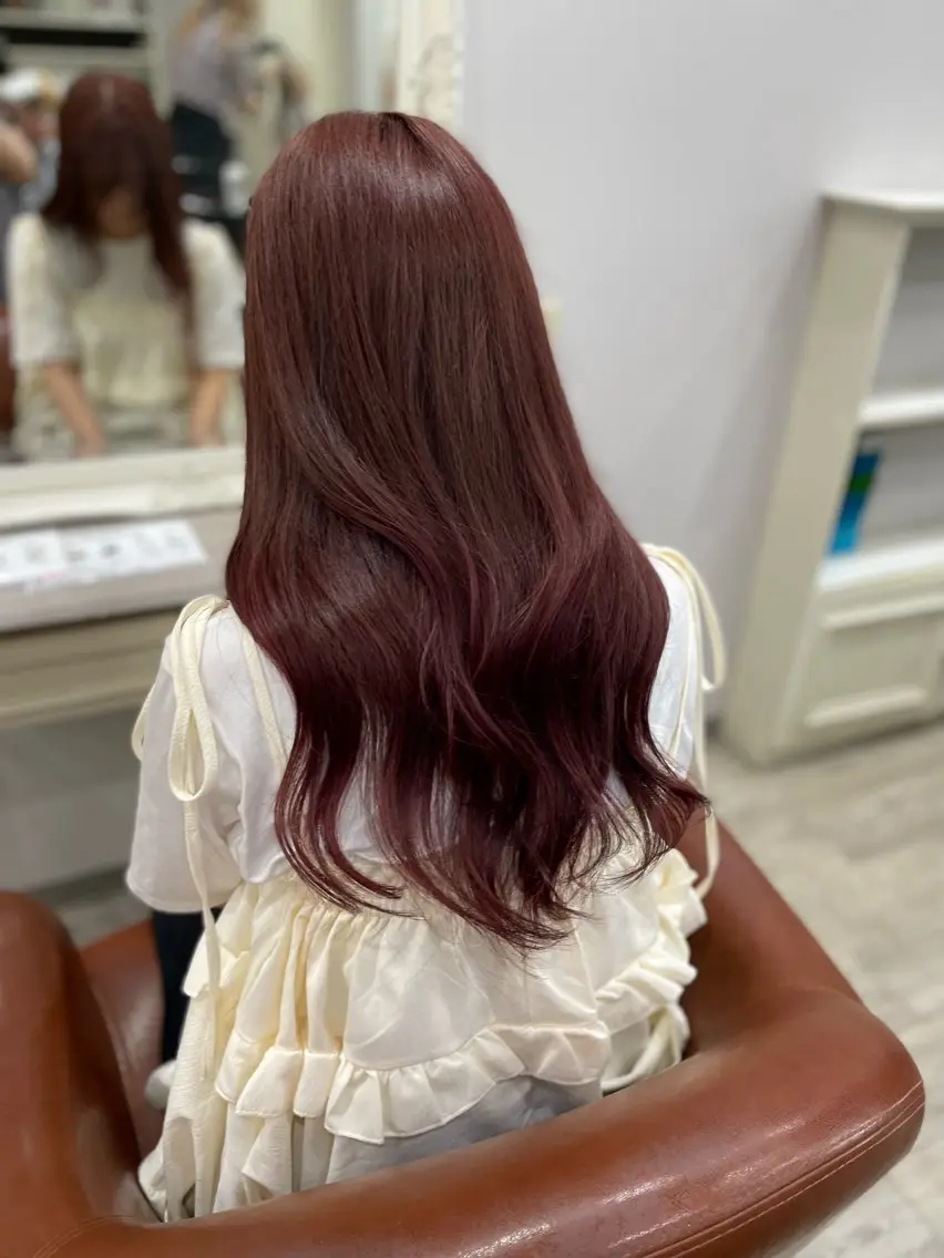 ロング カラー 緑区/艶髪 🦋柿下のヘアスタイル