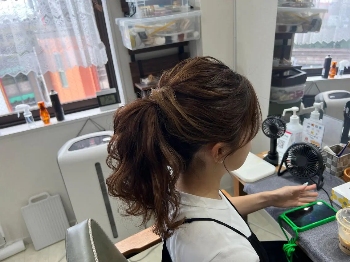 ミディアム 山室 敬義のヘアスタイル