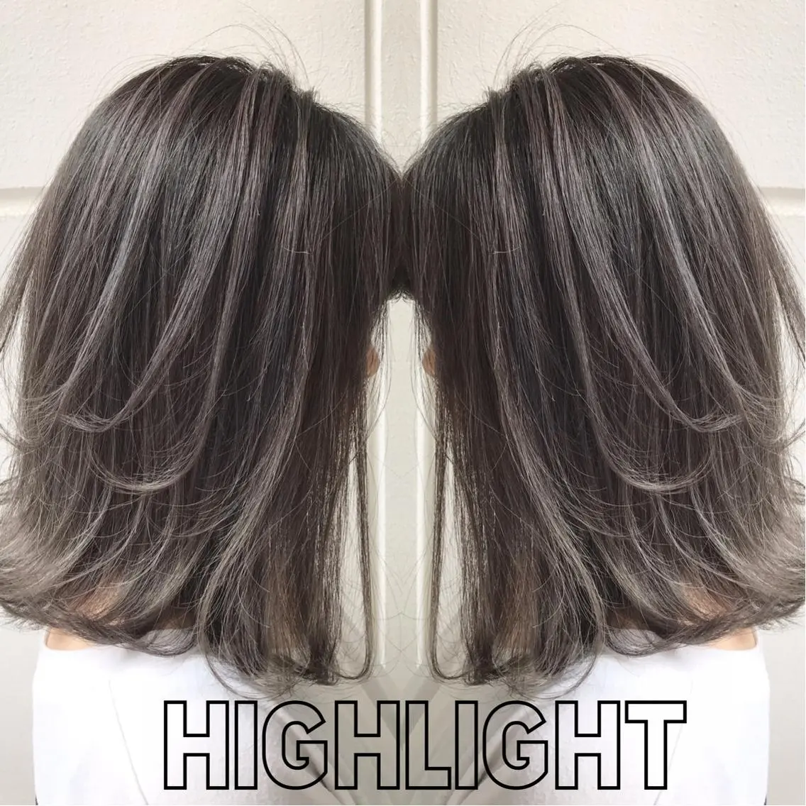 ミディアム カラー ヘアアレンジ ヘアカラー トリートメント 縮毛矯正 髪質改善寺坂雄飛💐のヘアスタイル