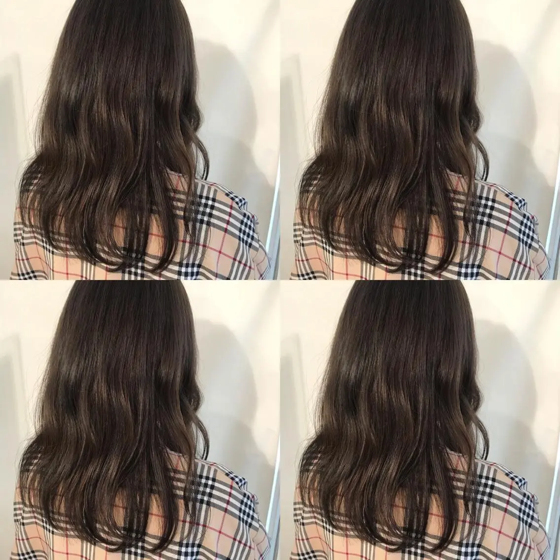セミロング カラー ヘアカラー トリートメント 小栗 麻衣のヘアスタイル