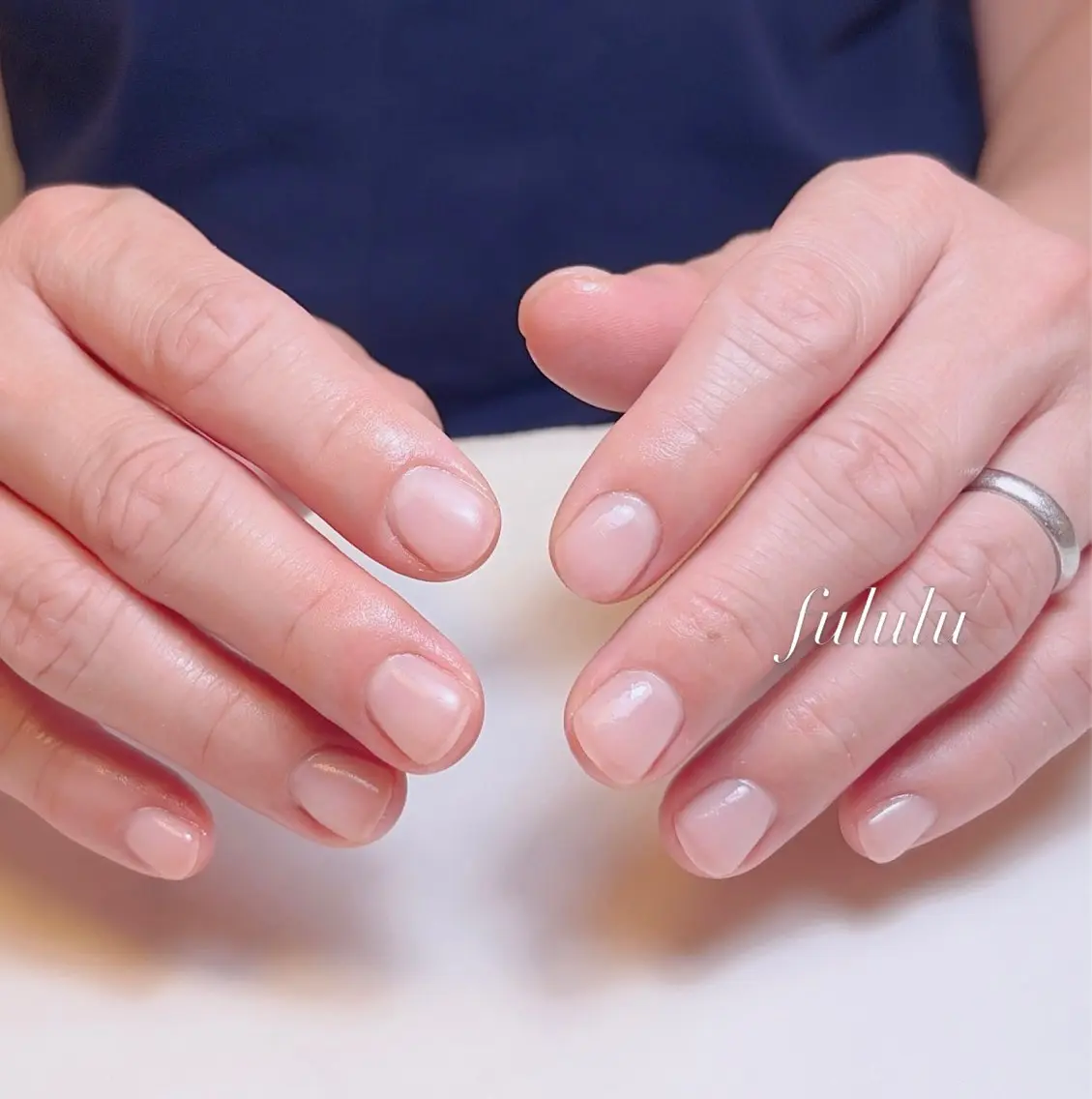 ネイル クリアネイル ジェルネイル Fululu nailのネイルデザイン