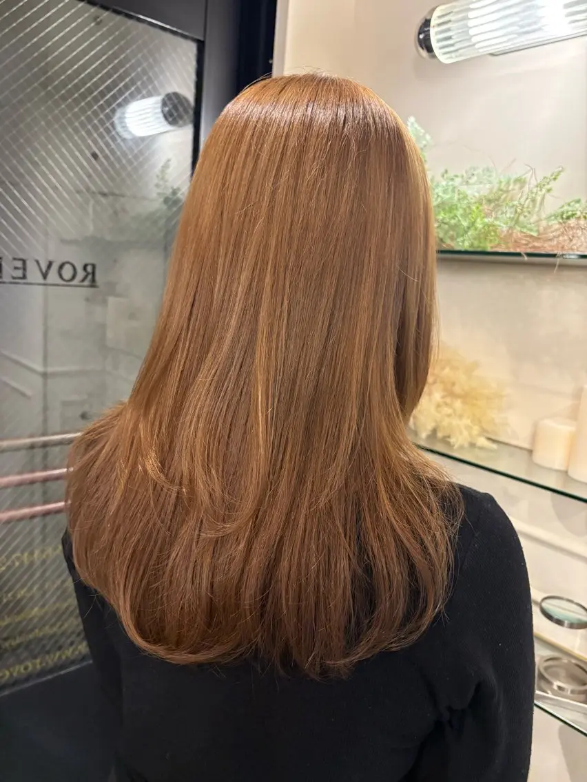 ロング カラー ヘアカラー Konomura Neneのヘアスタイル