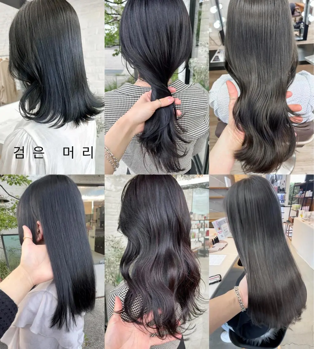 ⁠【新規】【ロング料金なし】韓国風透明感カラー✨赤み抑えるブレンドカラー（スタイリング込）の写真