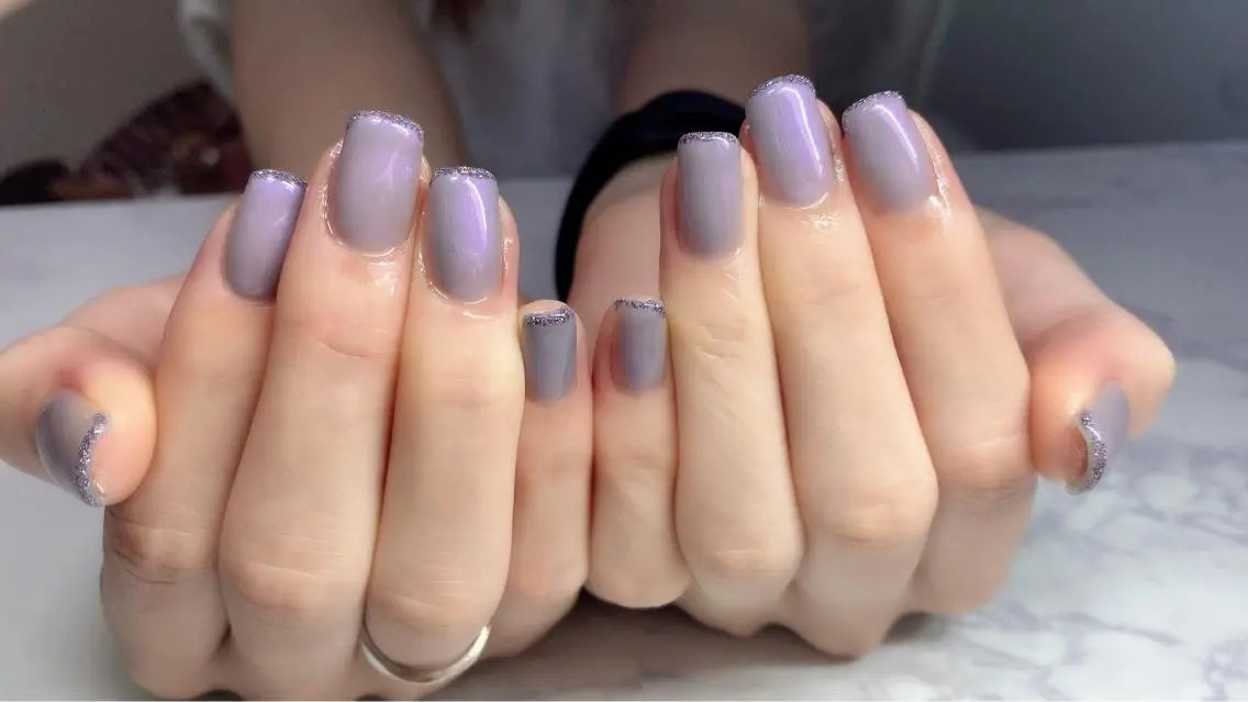 ネイル ラメ(グリッター) ワンカラーネイル Era nailのネイルデザイン
