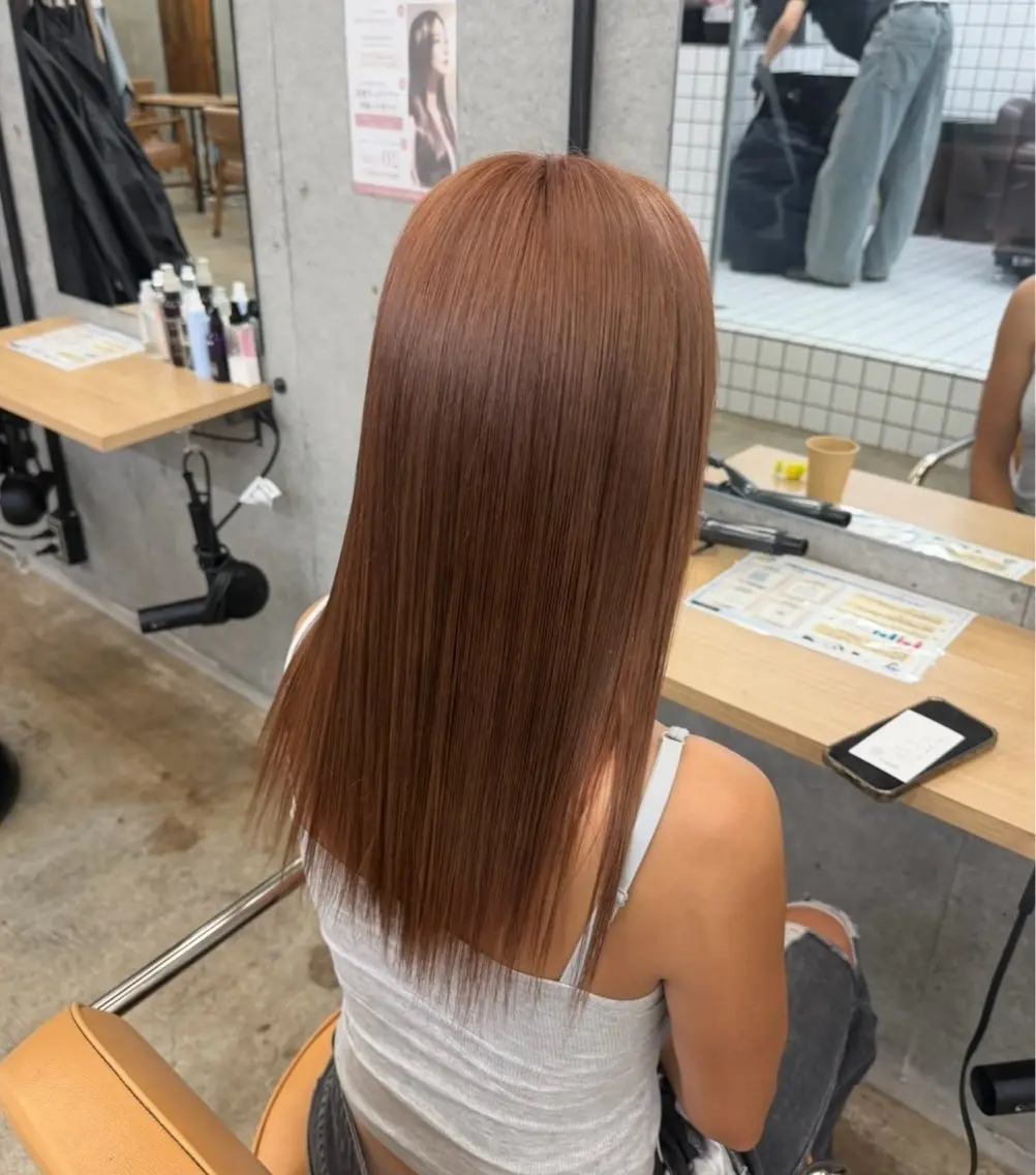 カラー カット ヘアカラー トリートメント 🍒透明感カラー× 艶髪🍒Mihoのヘアスタイル