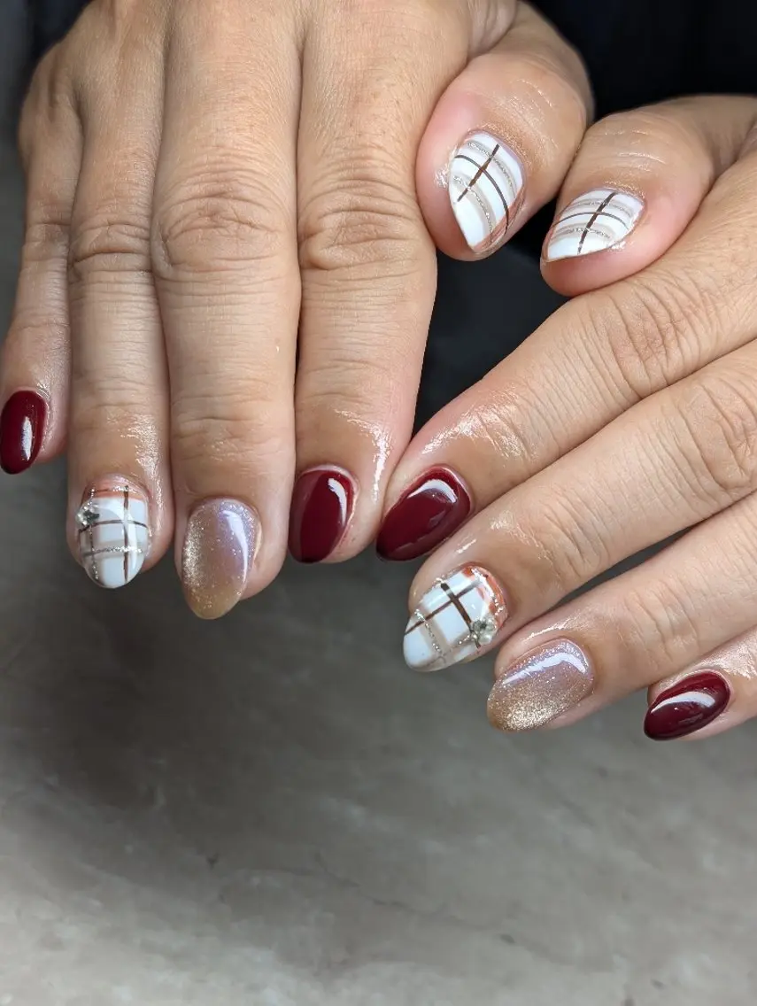 ネイル 冬ネイル クリスマス 8andyu nail♡のネイルデザイン