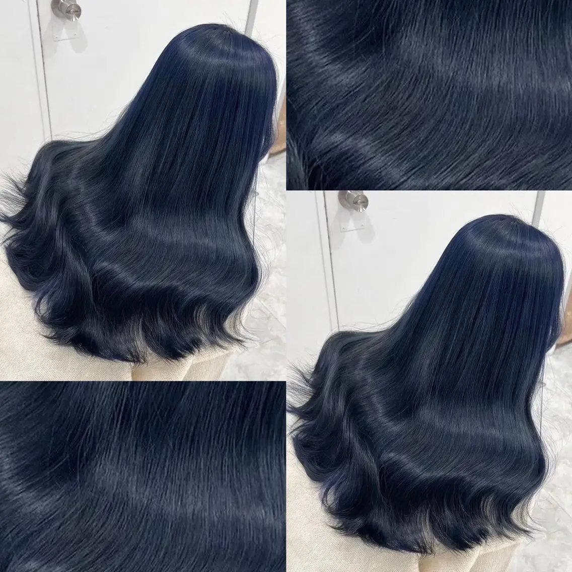 ロング カラー 黒髪 ブリーチ 流行りの透明感カラー ×縮毛矯正🤍ユウのヘアスタイル