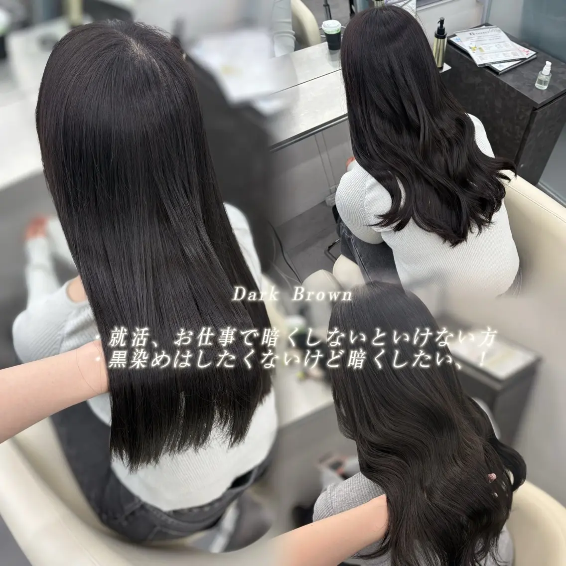 セミロング カラー ヘアカラー 透明感カラー×顔周り mizuki🫧のヘアスタイル