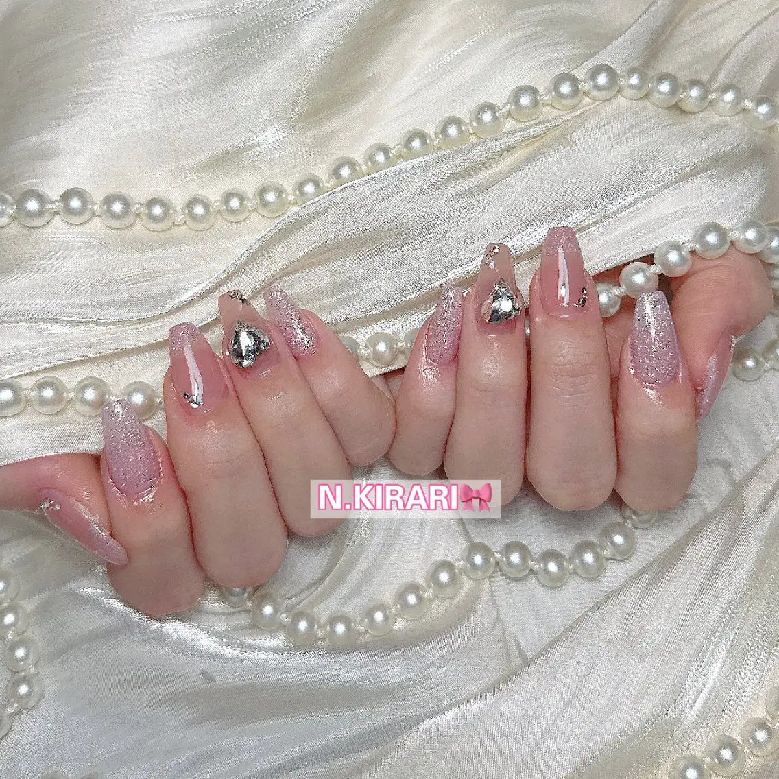 ネイル ハンドネイル ハンドケア 🎀 ユズ 🎀のネイルデザイン