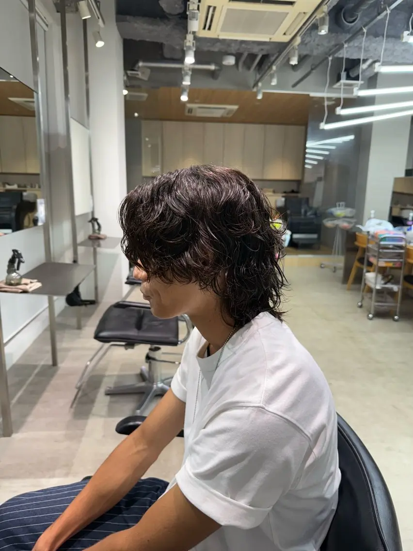 【 新規 カット+サーフカール🏄 】自然なウェーブと濡れ髪質感を演出するパーマです!の写真