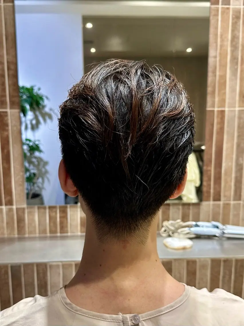 ショート メンズ 横浜/メンズ特化/ Farbe/田中颯斗のヘアスタイル