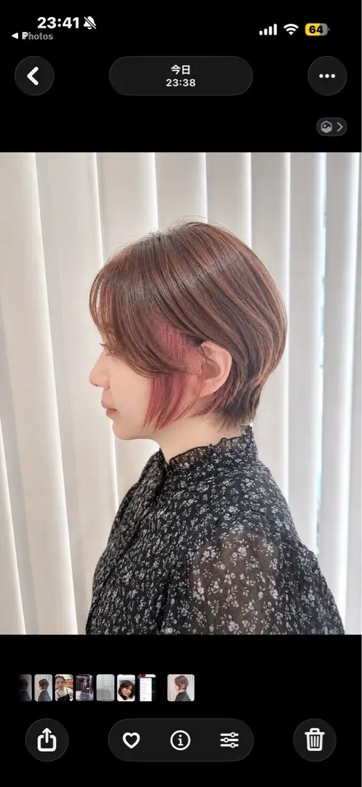 ショート Uhair師勝. 伏江優海のヘアスタイル