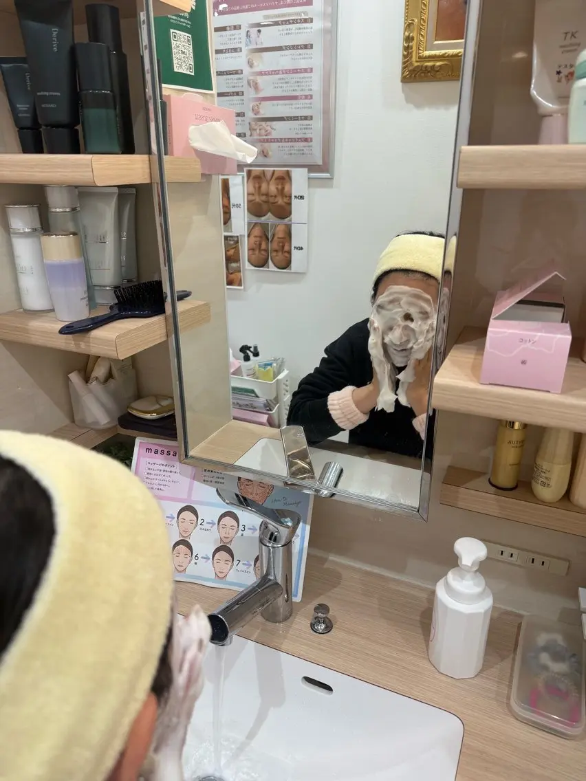 メナード美肌レッスン¥0 スキンチェックもお取りします💕30分ほどの写真