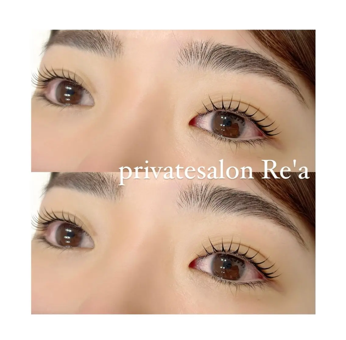 マツエク・マツパ private salon Re'aのマツエク・マツパデザイン
