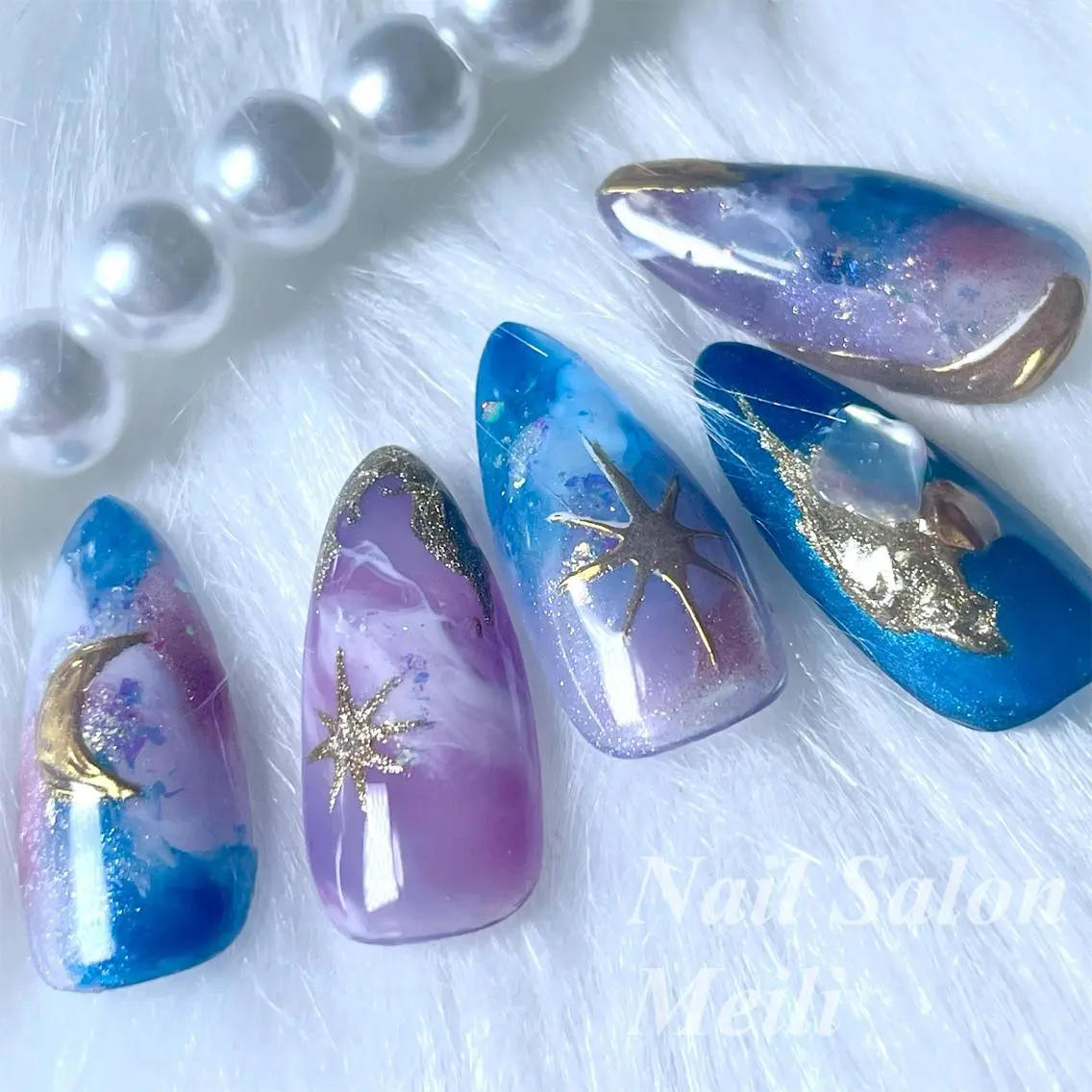 ネイル アートネイル フラワーネイル 春ネイル 冬ネイル 黄色 NAILSALON MEILIのネイルデザイン
