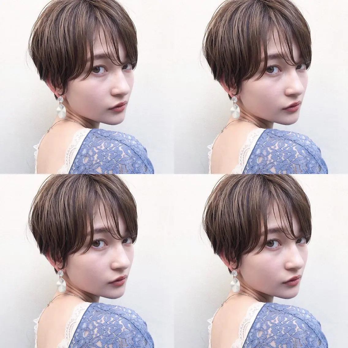 ショート カラー 髪質改善/縮毛矯正/ トリートメント/庭田のヘアスタイル
