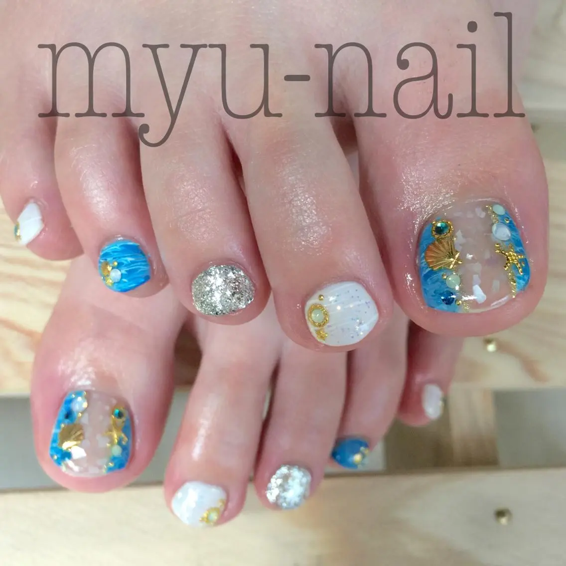 ネイル フットネイル ホームサロン myu-nailのネイルデザイン