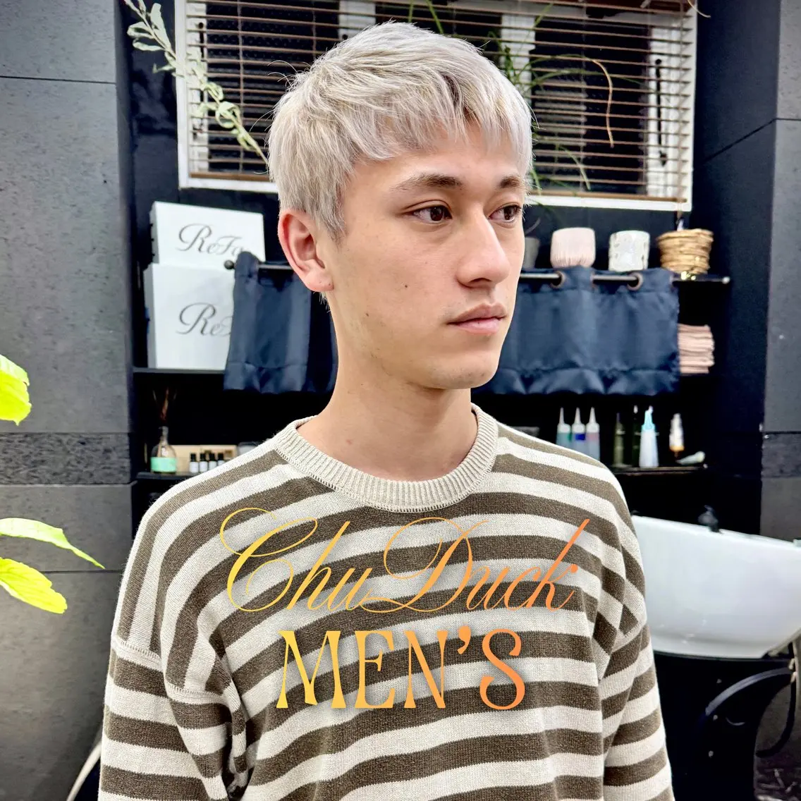 【1日2名様限定/初回お試しクーポン】 メンズカット+ケアブリーチ/ダブルカラー¥31,000→¥15,800/フェードの写真