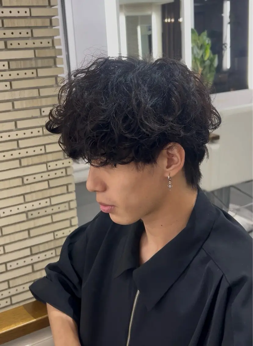 カット＋パーマモデル🧑‍🦱の写真