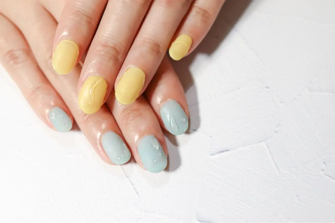 ネイル マットネイル ハンドネイル nailsalon Puretéのネイルデザイン