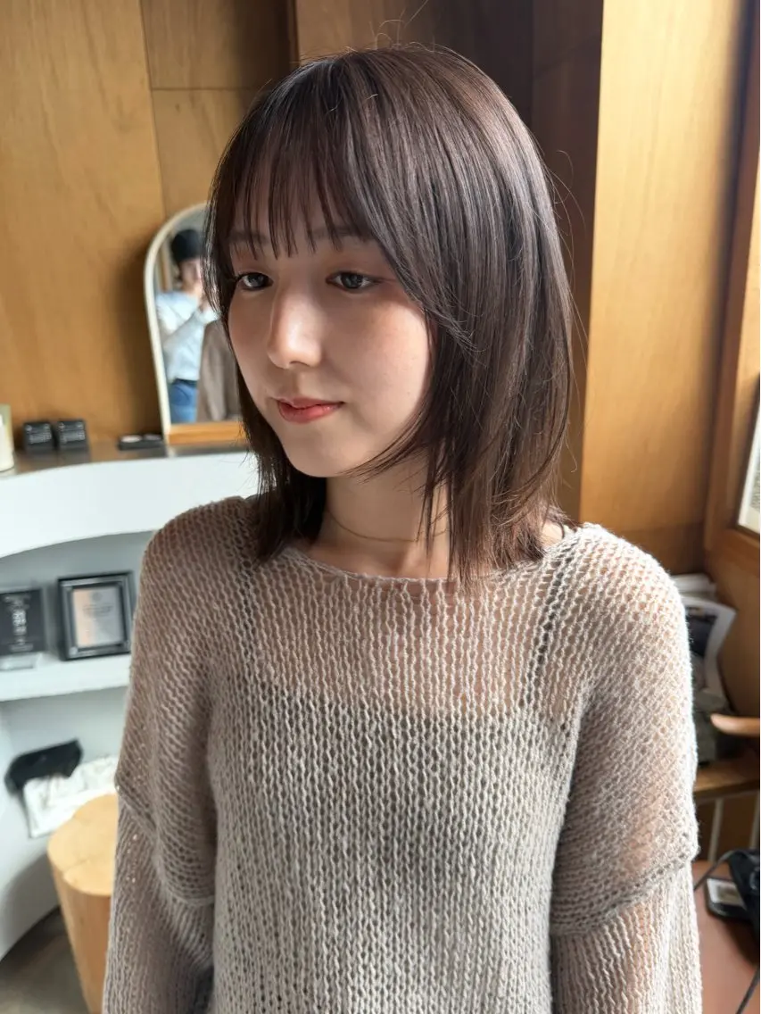 ミディアム cocoro /お顔まわりカットのヘアスタイル