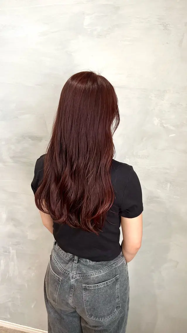 ロング カラー カット ヘアカラー トリートメント 中川 もえか【明石】のヘアスタイル