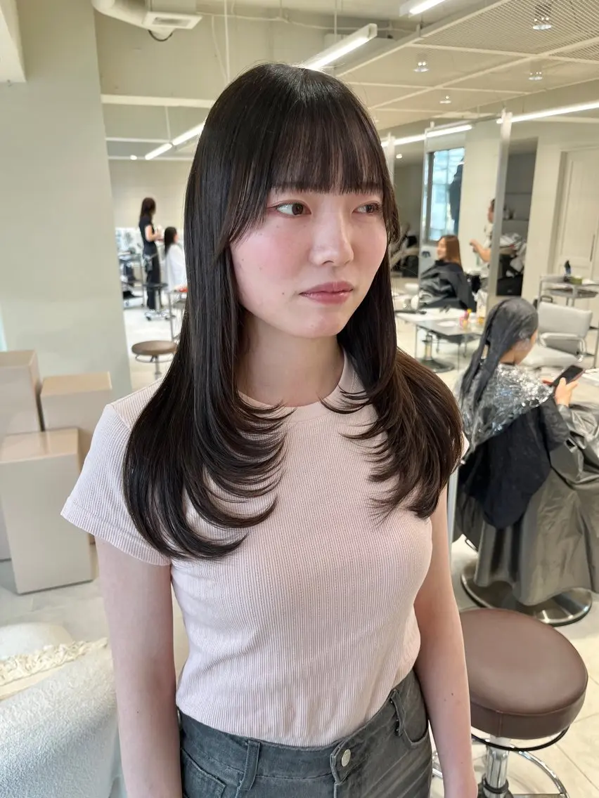 ロング カット Kaede✩.* keen立川のヘアスタイル