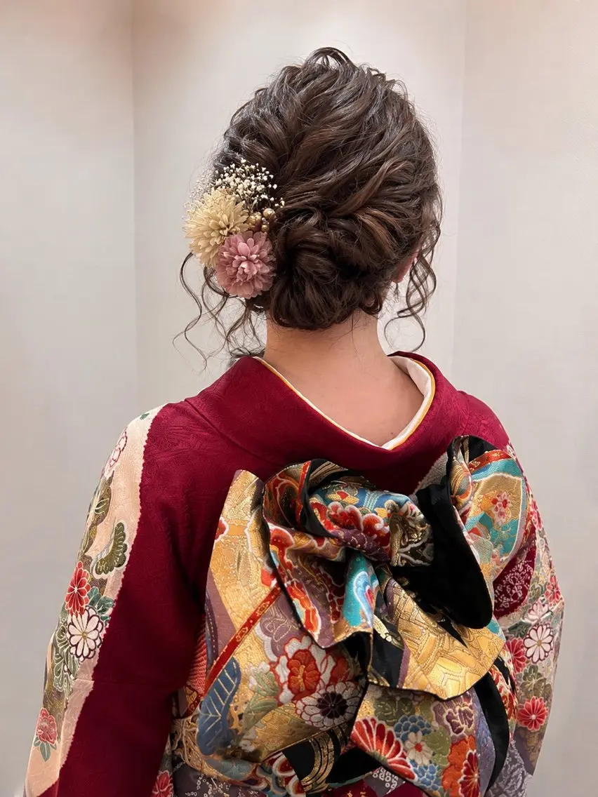お呼ばれヘアセット❤︎の写真