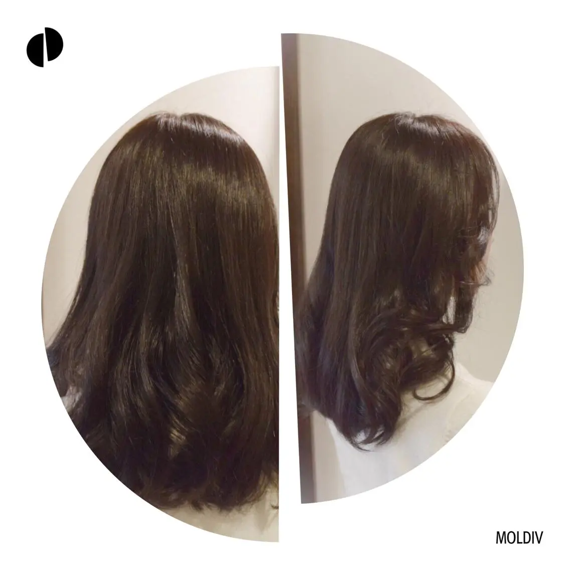 セミロング ロング カラー ブラウンカラー バイオレットカラー バイオレットブラウン ✨縮毛矯正✨髪質改善 ナカシマ ユミのヘアスタイル