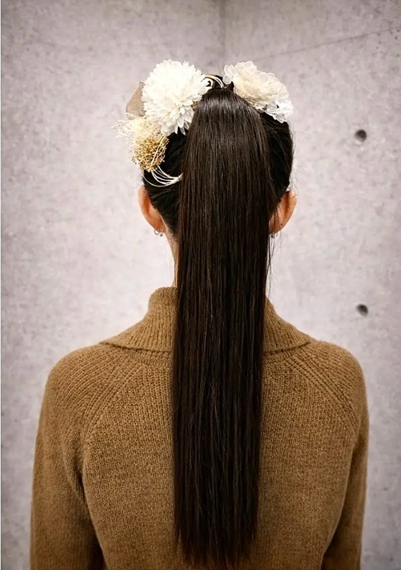 ロング 入学式 卒業式のヘアスタイル HAMAMOTO MADOKAの眉毛・アイブロウイメージ