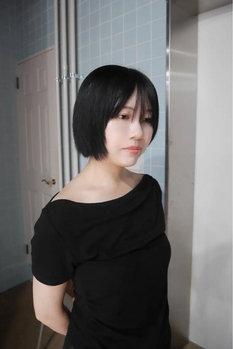 ショート カラー ヘアカラー トリートメント cope'u 美雨のヘアスタイル