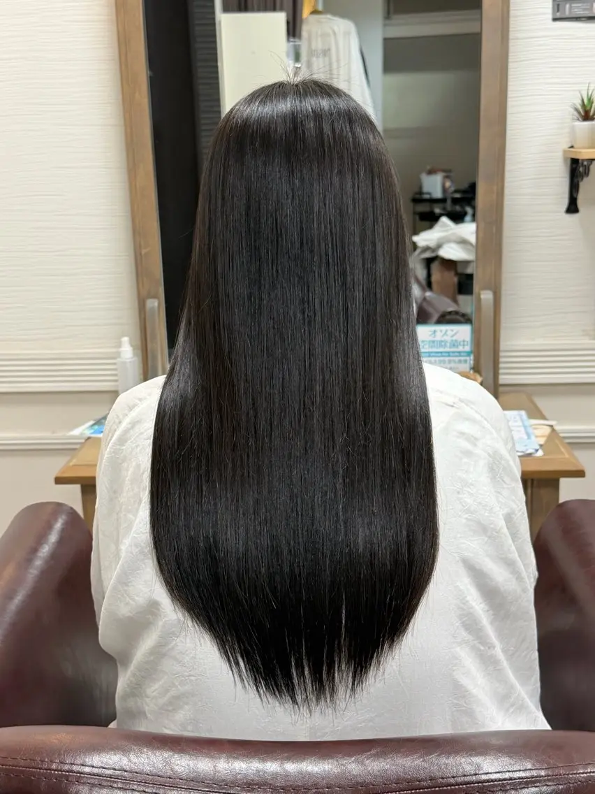 ロング カラー 透明感カラー 髪質改善 トリートメント カット トリートメント 石川 沙蘭のヘアスタイル