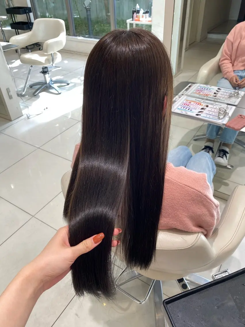 髪質改善カラー🍒の写真
