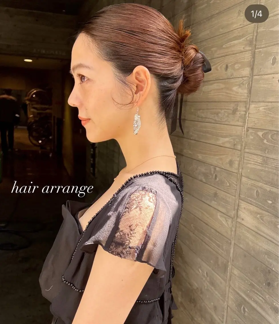 ミディアム ヘアアレンジ ヘアセット rico_by ヘアとアイブロウの眉毛・アイブロウイメージ