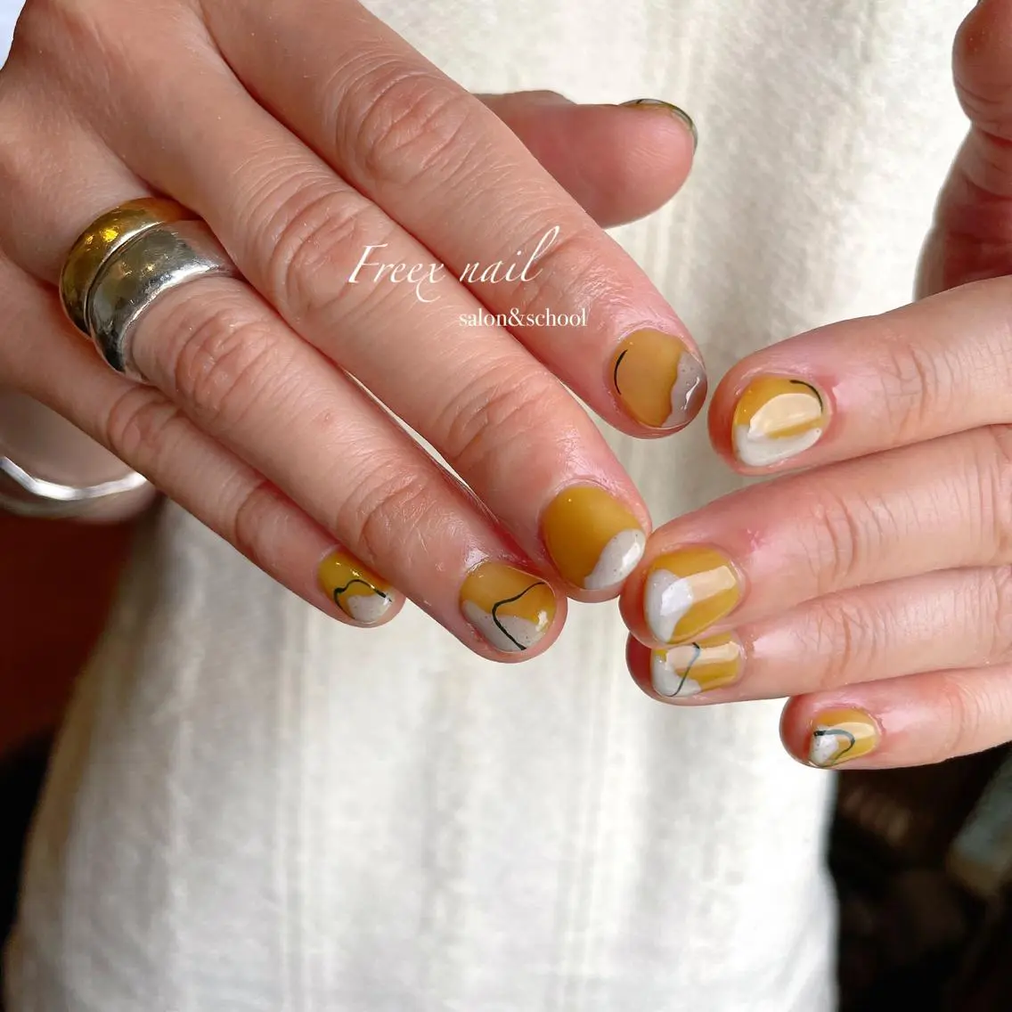 ネイル ニュアンスネイル ハンドネイル ハンドケア freex nail /ニュアンス/個性派のネイルデザイン