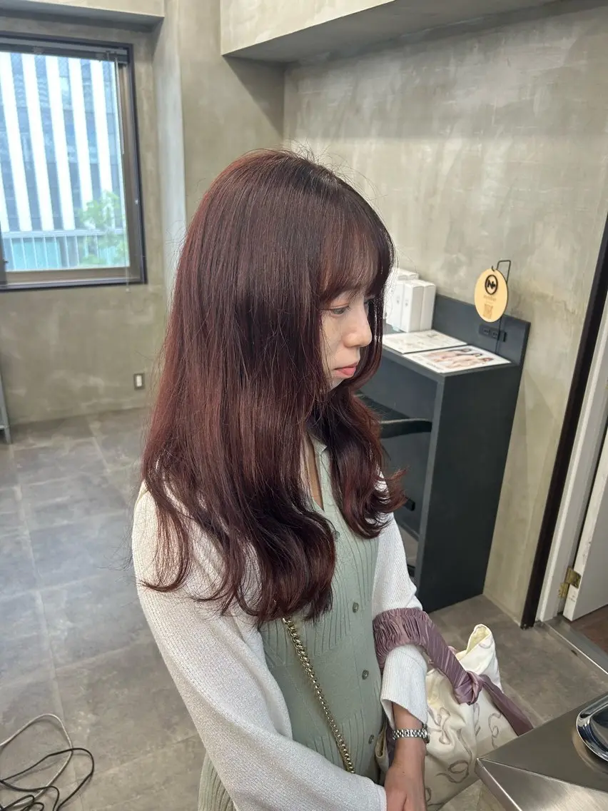 ロング カラー コウノ ダイキのヘアスタイル