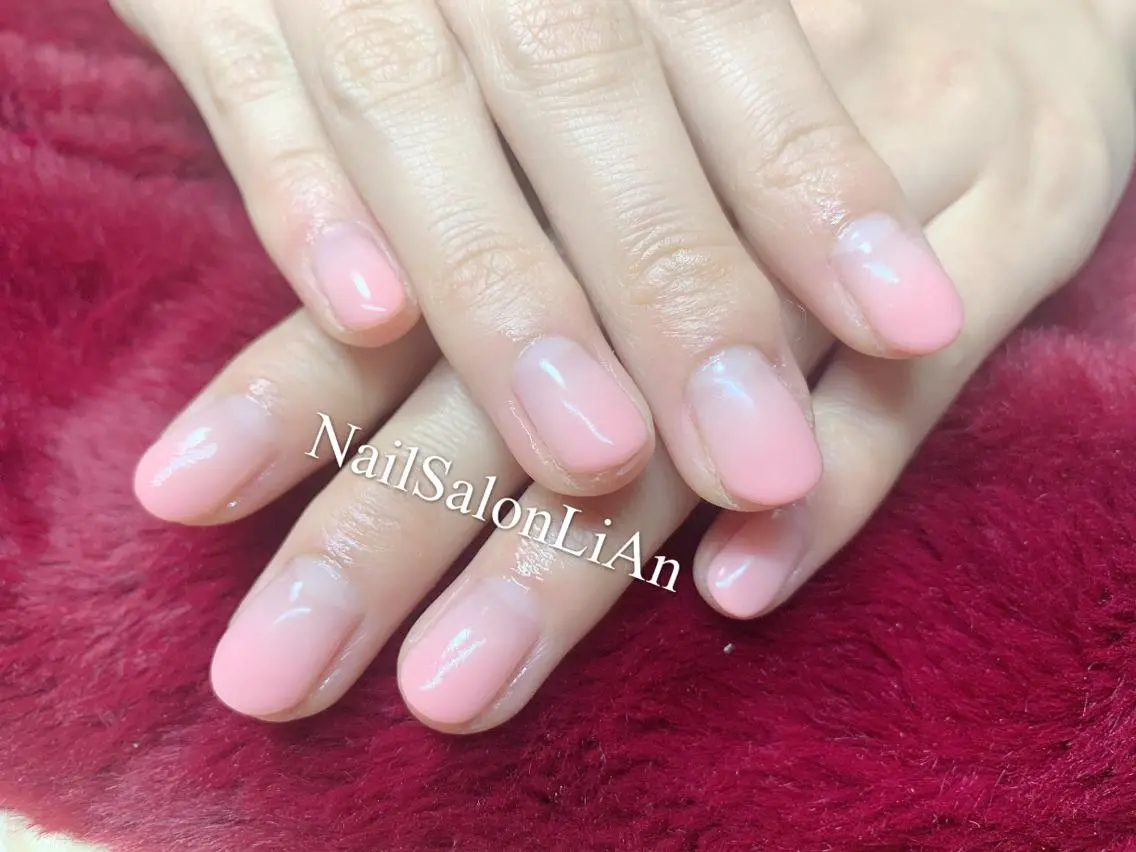 ネイル シンプルネイル ハンドネイル NailSalon LiAnのネイルデザイン