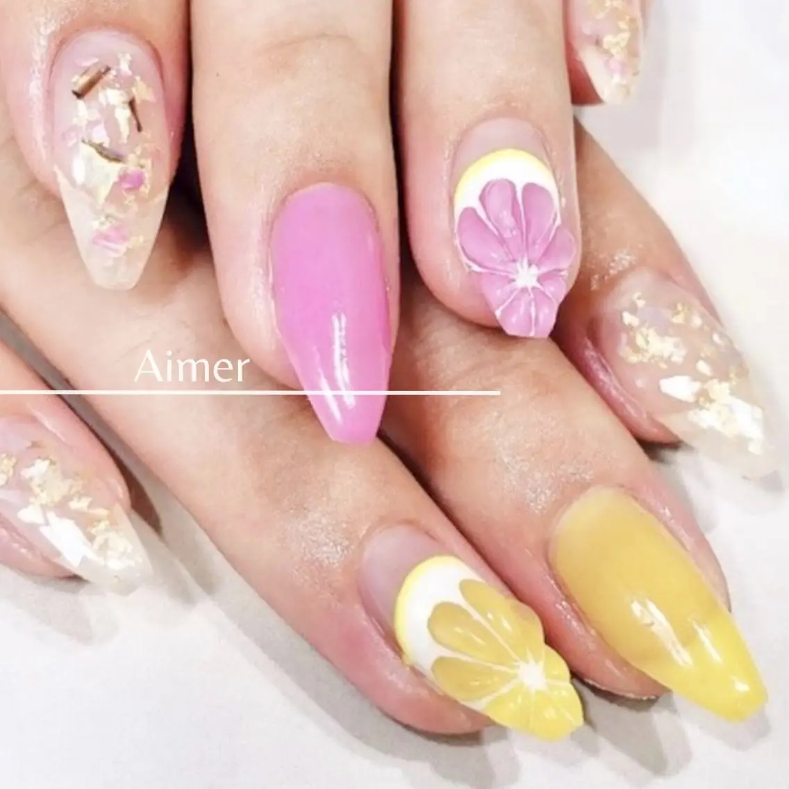 ネイル ハンドネイル nailsalon Aimerのネイルデザイン